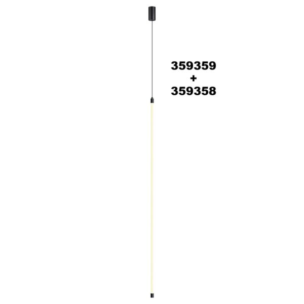 359358 KONST NT24 050 черный Светильник линейный светодиодный IP20 LED 20W 170-265V 4000K 1600Лм VITZ