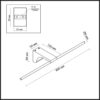 3c5797bb096e205fc7e0cc13a781dec4 7069/10WL HIGHTECH ODL25 481 Настенный светильник черный/металл/акрил IP20 LED 10W 3500K 220V TINY