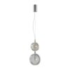 5416/13LC L-VISION ODL_EX23 144 хром/св.серый/коричневый металл/стекло Подвес LED 13W 4000K CARAMELLA