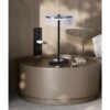 8203/1TL LEDIO LN26 531 серебро/черный/прозрачный, металл/акрил Настольная лампа LED 7W 4000К 220V SATIANA