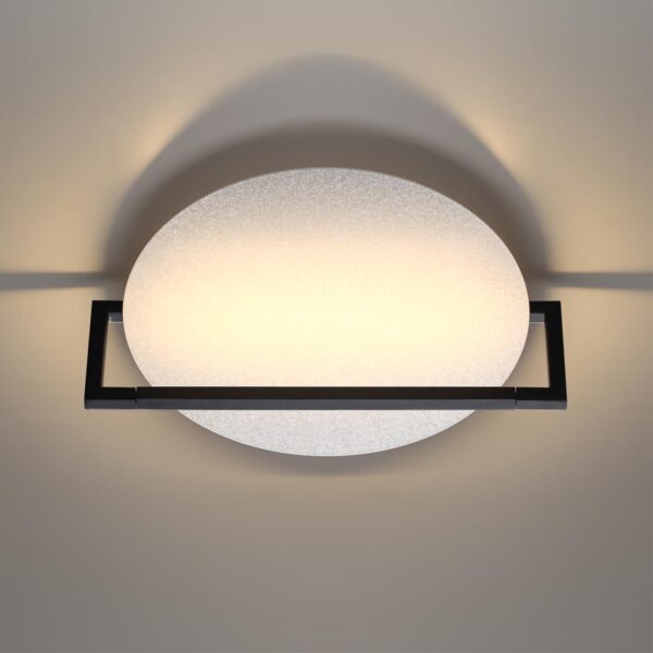 7015/15WL HIGHTECH ODL25 295 белый ice crack/металл/акрил Настенно-потолочный светильник IP20 LED поворотный 360° 1*15W LUNAR