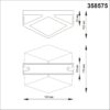 3e0c236c1a84998ce258e3b3a33016b8 358575 STREET NT21 728 темно-серый Ландшафтный настенный светильник IP54 LED 4000K 12W 85-265V KAIMAS