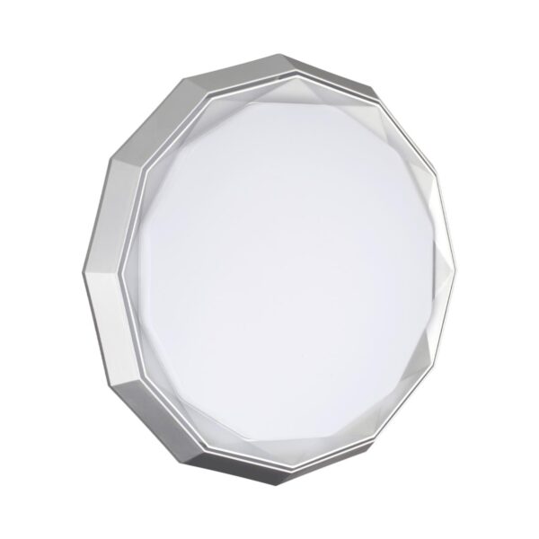 3f5cfc3770d7f78b6148e1aea778a4f6 7671/DL COLOR SN 000 Светильник пластик/белый/хром LED 48Вт 3000-6000К D435 IP43 пульт ДУ VAXIN