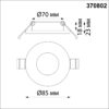 400b4e902028aefb407aefc830fe29e1 370802 SPOT NT22 532 Светильник встраиваемый влагозащищенный IP44 GU10 50W 220V AQUA
