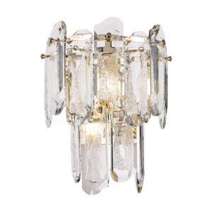 40bf3cefc49ad1e80f48b801aab6ad5f 5069/2W HALL ODL24 603 золото/прозрачный/металл/хрусталь Бра E14 2*40W BULLON