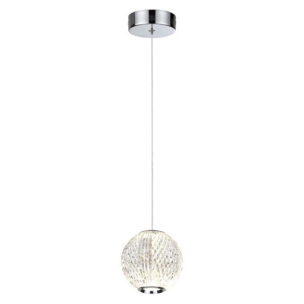 416cd9c9ca1c2ebb5dfb73743d379f85 5007/5LA L-VISION ODL24 567 хром/металл/акрил Подвес LED 5W 4000K 365лм CRYSTAL