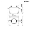 370981 SPOT NT24 618 белый гипс Светильник встраиваемый IP20 GU10 50W 220V YESO
