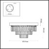 5257/4C CLASSI LN26 119 латунь Люстра потолочная E14 4*40W 220V ZAHA