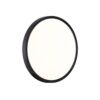 7660/24L MITRA LED SN 554 Светильник пластик/белый/черный LED 24Вт 3000/4000K D300 IP40 ALFA BLACK