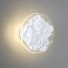 6614/8WL HIGHTECH ODL24 431 белый/гипс/акрил/прозр. стекло Настенный светильник IP20 LED 8W 3000K 220V FIORE