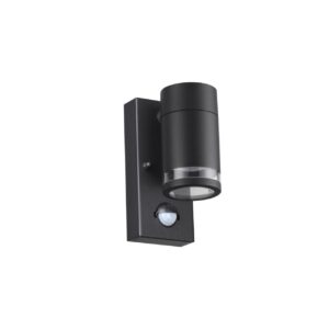 46d4512f8fbb6db54a2c54fe48f11db5 6605/1W HIGHTECH ODL23 000 черный/металл/пвх стойкий к УФ излучению Настенный св-к IP44 LED GU10 7W MOTTO