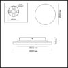 47d22baf906a5aefebc644e6efc64822 6625/15WL HIGHTECH ODL25 177 Настенный светильник бежевый/металл/камень (травертин) IP20 LED 15W 3000K 220V TRAVERTINO