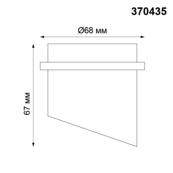 370435 SPOT NT19 515 черный Встраиваемый светильник IP20 GU10 50W 220V BUTT
