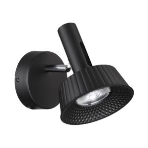 493974f27b27d42e6cb073c5bef6b1b9 6643/7WL HIGHTECH ODL24 000 черный/металл/акрил Настенный светильник (выкл на корпусе) IP20 LED 10W 3000K 220V MALI