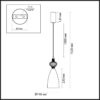 49ae3228a1162adfd005e0b5e4487d65 5045/12LC L-VISION ODL24 368 античн.бронза/янтарный/металл/стекло/керамика Подвес LED 12W 4000К 1400Лм PALLETA