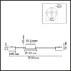 8344/10C COMFI LN26 251 черный, металл Люстра GX53 LED 10*7W 220V TORINA