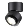 358946 OVER NT22 362 черный Светильник накладной светодиодный IP20 LED 4000К 18W 220V EDDY
