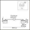 4af2ce6bc11767f447f854706acbf66f 8261/8C MODERNI LN26 135 металл/стекло, хром/прозрачный Люстра потолочная E14 8*40W 220V VERDI