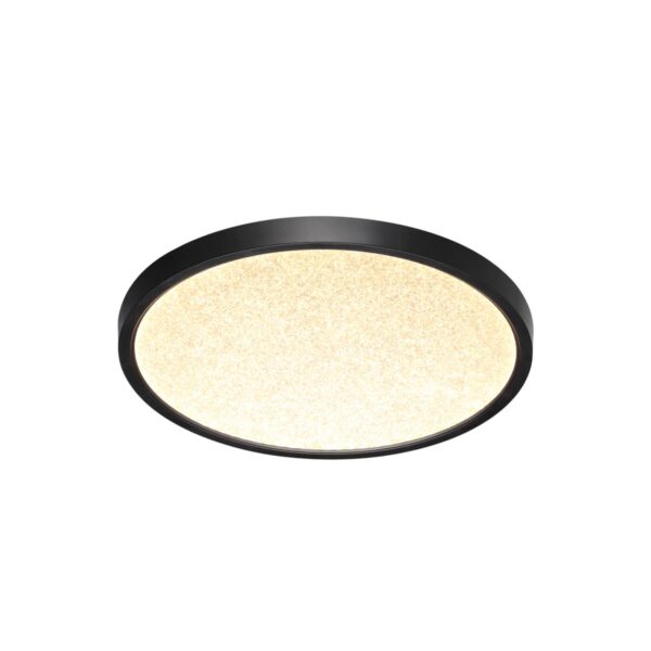 7662/24L MITRA LED SN 555 Светильник пластик/белый/черный LED 24Вт 3000/4000K D300 IP40 OMEGA BLACK
