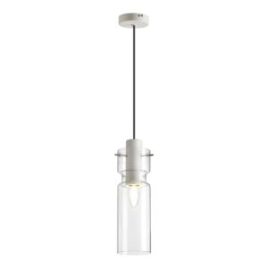 4efd3e9a87201a1607095ae0d182f8ed 5057/1B PENDANT ODL24 385 белый/прозрачный/металл/стекло Подвес E27 1*40W SCROW