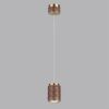 4fbd46cadfe482f3136195135be41a03 5453/5LA L-VISION ODL_EX26 011 светлая бронза/коричневый/металл/керамика/акрил Подвес LED 5W 3000K LULU