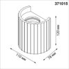 4fd4ee2e18dffd6a25fc9597b4d768bc 371015 OVER NT25 612 белый гипс Светильник настенный IP20 GU10 50W 220-240V YESO