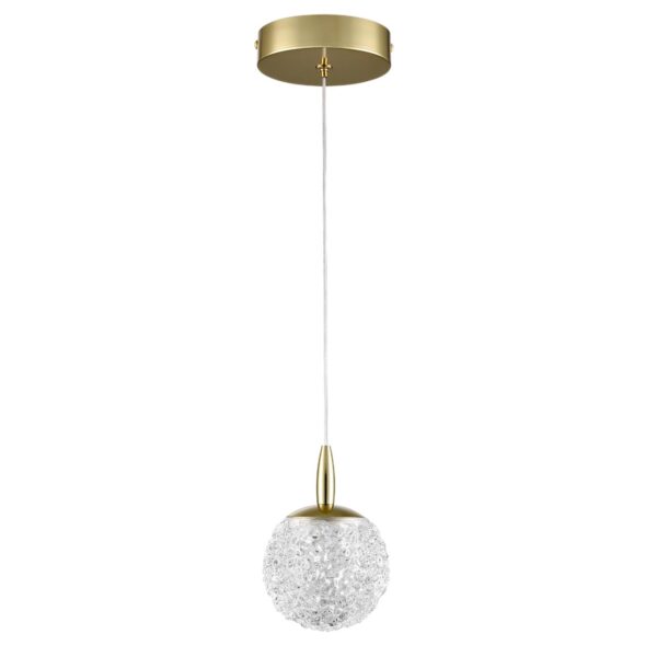 501cbe75219f1904a0f19cd4c362d676 8080/1A LEDIO LN25 000 золото/прозрачный, металл/акрил Подвесной светильник LED 3W 4000K 220V TRINO