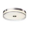 7727/76L MITRA LED SN 541 Светильник металл/акрил/никель/прозрачный LED 76Вт 4000K D400 IP20 ETERNA