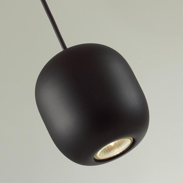 5060/1BA PENDANT ODL24 377 черный/металл Подвес GU10 LED 4W COCOON