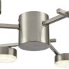8115/6C COMFI LN26 248 никель, металл Люстра потолочная LED GX53 6*7W 220V DABRA