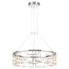 7059/44L HIGHTECH ODL26 287 Подвесной светильник нерж/сталь хром IP20 LED 44W 3960Лм 3000K 220V ZAHA