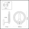 4401/1W LOFTI LN19 000 золотой, черный Бра E27 1*60W 220V MAEVE