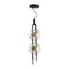 5407/23L MODERN ODL_EX24 101 черный/золотой/металл/стекло Подвес LED 23W 3000K 1940Лм MAGNET