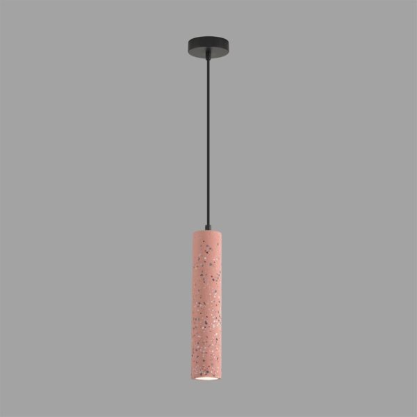 8355/1A SUSPENTIONI LN26 331 черный/розовый, металл/цемент Подвес GU10 LED 5W 220V SHAMAREL