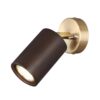 7062/1W MINIMA ODL25 217 Настенный светильник темное дерево/металл с выкл. IP20 GU10 LED 7W 220V CAUCHO