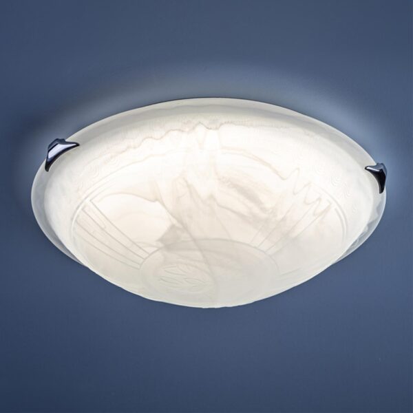 7601/DL SNOK SN 000 Светильник стекло/белое/хром LED 48Вт 4000K D405 IP20 LUFE