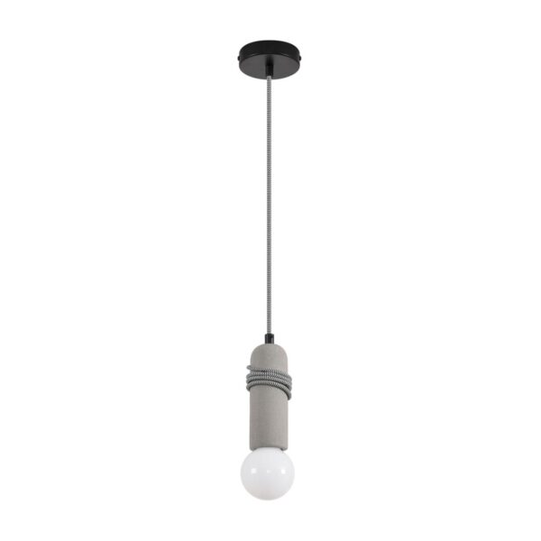 8365/1A ECO LN26 330 черный/серый, металл/бетон Подвес E27 LED 10W 220V TESLA