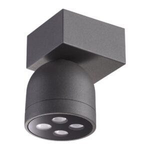 5a982a7c2b46a4621c9ec10fb43b3885 358113 STREET NT19 366 темно-серый Ландшафтный настен.светильник IP65 LED 3000К 10W GALEATI