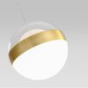 5036/12L L-VISION ODL24 355 ант.бронза/прозрачн/молочный/металл/акрил Подвес LED 12W 4000K 600лм RONI