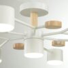 5bebf36d10e193b7ee5bc02560cb43dc 8195/7C COMFI LN26 336 белый, металл/дерево/пластик Потолочный светильник LED GX53 7*9W 220V RONDO