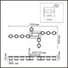 8303/10C COMFI LN26 237 белый, металл Светильник потолочный GX53 LED 10*7W 220V AGNIA