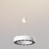 359395 OVER NT24 278 белый Светильник подвесной светодиодный, длина провода 2м IP20 LED 12W вниз/5W вверх 220V 1360Лм 3000K TURN