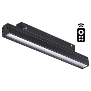 5cba8639add00d9bb7f9c785f15f763c 358618 SHINO NT21 064 черный Трековый низковольтный св-к диммируемый с ДУ, со сменой цв.температуры IP20 LED 3000~6500К 12W 48V FLUM
