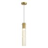 5059/5LA PENDANT ODL24 385 золотой/янтарный/металл/стекло Подвес LED 5W 3000K SCROW