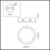 5ec549bd38e3d28749bb9e0187ef8a22 5015/3R L-VISION ODL23 587 золотой цвет Потолочная чаша (доп.основание) VEKIA