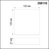 5f65113b4b2049a0b596283ecb0ac5ea 358110 OVER NT19 402 белый Накладной светильник IP20 LED 4000K 10W 85-265V ORNATE