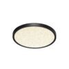 7662/24L MITRA LED SN 555 Светильник пластик/белый/черный LED 24Вт 3000/4000K D300 IP40 OMEGA BLACK