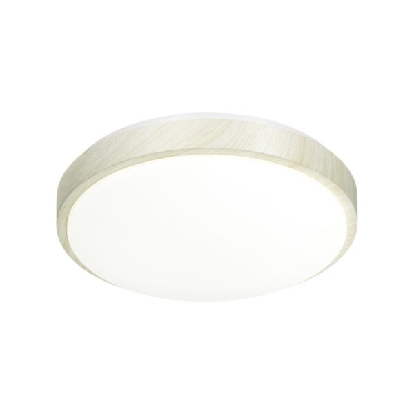 60bbbd924c452fbaf091a6566755b60c 7628/AL PALE SN 170 Светильник пластик/белый/беленый под дерево LED 18Вт 4000К D280 IP43 LOSTA