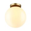 4248/1C HIGHTECH ODL21 505 золотист/металл/белый/акрил Потолочный светильник IP44 E27 LED max 9W BOSCO