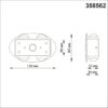 358562 STREET NT21 734 темно-серый Ландшафтный настенный светильник IP54 LED 4000K 4W 85-265V CALLE